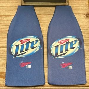 NWOT Pair of Miller Lite Koozie